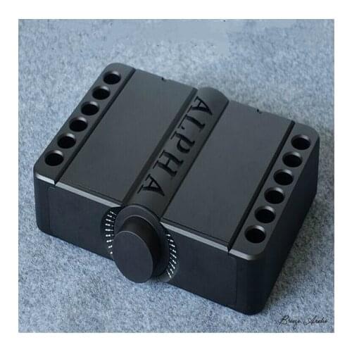 All aluminum CNC fine processing Italian power amplifier all aluminum chassis model Suitable for DIY small power amplifier