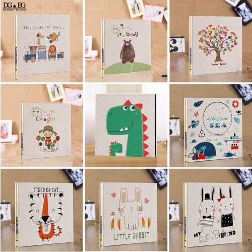 Scrapbook Baby Photo Album Self Sticker Storage 12 15 Inch Transparent Self-Adhesive Wedding Photoalbum Travel Vintage Stockbook