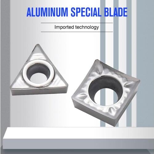 YOUSCARD 10Piece lathe tools Aluminum Cutter Blade Turning tools Cutting tool TCGT110304 TCGT16T304 SCGT09T304 SCGT120404