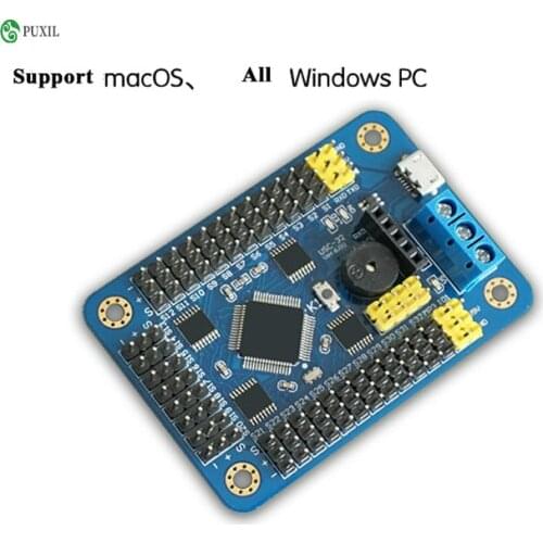 USB 32 channel steering gear control board steering gear controller steering gear driver support PS2 handle support MP3