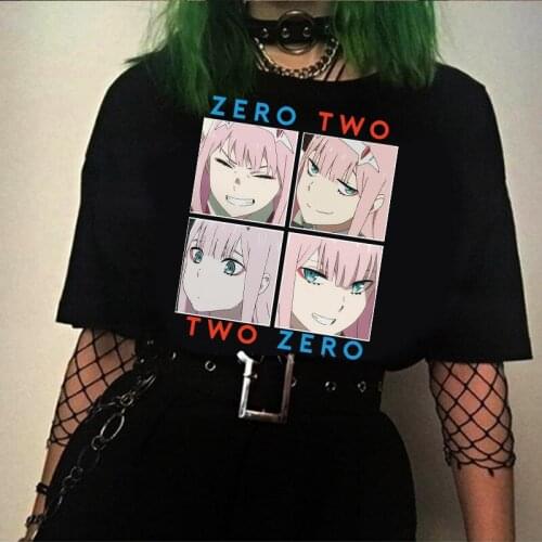 Darling in the Franxx Anime Harajuku Zero TWO Short-sleeve Chic Female T-shirt