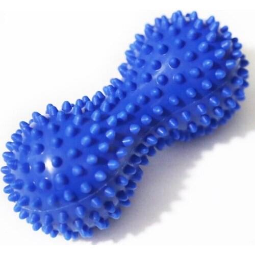 1PC Massage Yoga Fitness Ball Peanut Shape Relieve Body Stress PVC Foot Spiky Muscle Relax Hand Back Neck Massager
