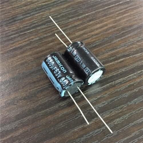 10pcs 680uF 63V JAMICON TK Series 16x25mm High Quality Original 63V680uF Aluminum Electrolytic capacitor
