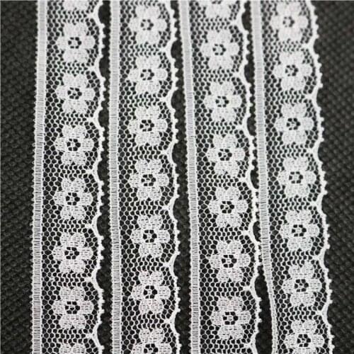 15 mm 5yard Lace Ribbon Lace Trim Wedding Decoration Handcrafted Embroidered Sewing DIY Material Tablecloth decorative lace