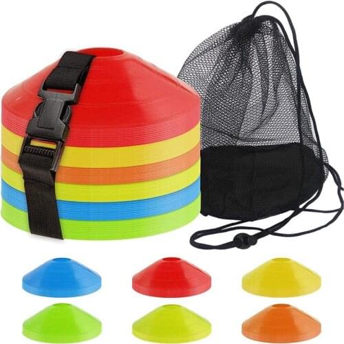 60PCS Soccer Cones Sign Disc Training Soccer Cones,For Football Basketball Skating Kids Games Outdoor Indoor Sports
