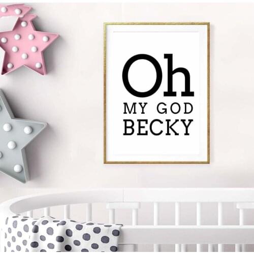 Nordic Abstract Black And White Home Decor Quotes Poster Print Canvas Painting Modular Wall Art Picture For Living Room Unframed