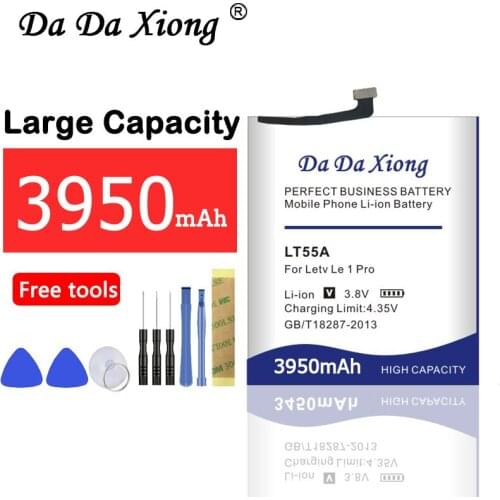 DaDaXiong 3950mAh LT55A Battery for Letv Le 1 pro X800 Le one pro X800 cell phone battery