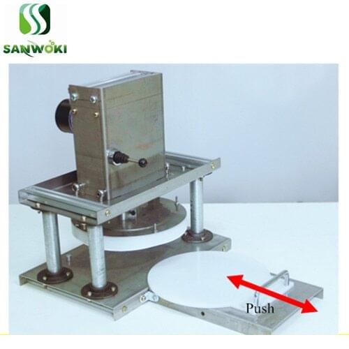 Commercial dough presser machine electric 22cm chapati sheeting machine pizza dough forming machine hand pancake maker machine