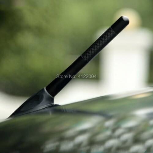 Car Styling Carbon Fiber Short Antenna Radio Antenna For Renault Scenic Megane Fluenec Latitude Clio 1/2/3/4 koleos Twingo