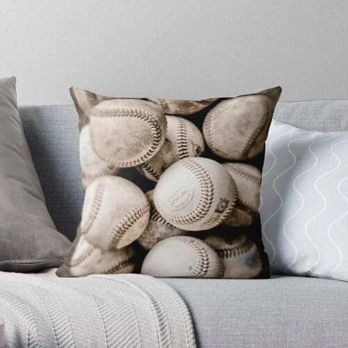 Baseball Collection Throw Pillow Cushion Cover Polyester throw pillows case on sofa home living room car seat decor 45x45cm