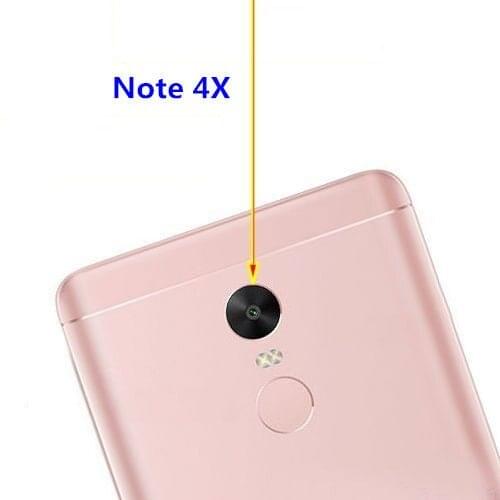 New Ymitn Housing Back Camera glass Lens Cover with Adhesive replacement For Xiaomi Hongmi Note 4X Redmi Note4X