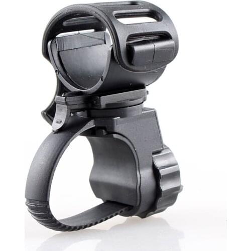 Bicycle Lamp Holder Antiskid Cycling Bike Light Torch Clip Mount 360 Degree Rotation LED Flashlight Clip Mount Bike Accessories