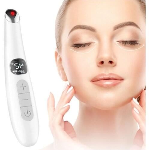 Electric Eye Massager Vibration Anti-Ageing Wrinkle Massager Dark Circle Removal Hot Massage USB Rechargeable Massage Device