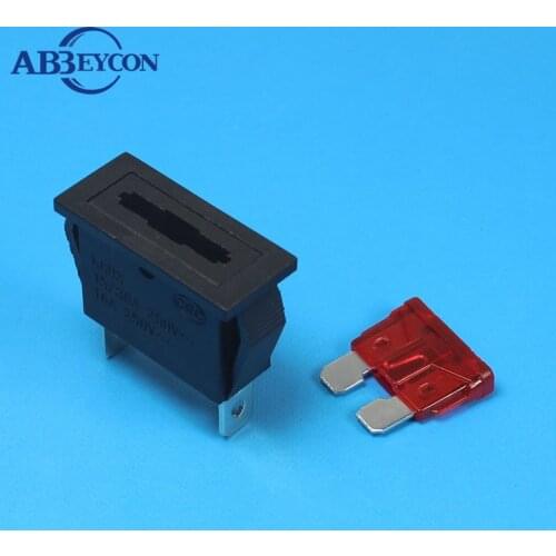 FH94 QS-03 2Pin push button swicth with bayonet type fuse