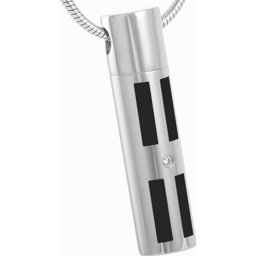 Ijd8380 Wholesale Reliable Quality Stainless Steel Essential Oil Perfume Bottle Cremation Jewelry Pendant Necklace Women