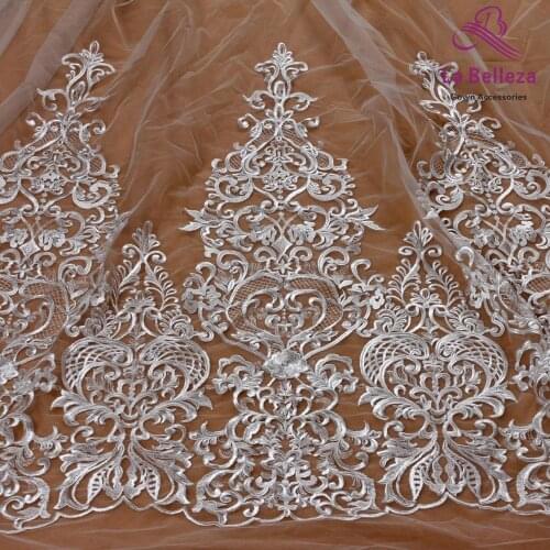 La Belleza 2019 new 75cm width ivory,black, beige lace trimming,gray lace trim ,gown lace trim for bridal accessories 1 yard