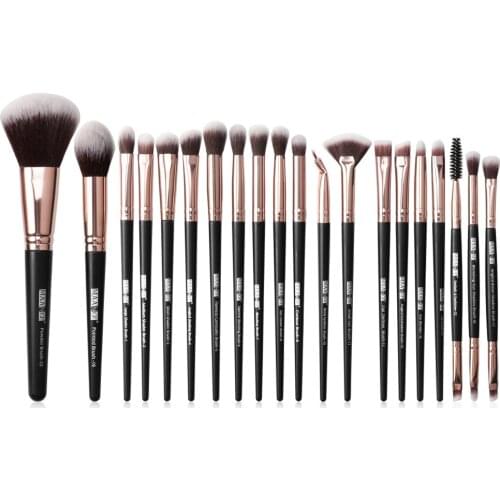 20Pcs Professional Makeup Brushes Set Powder Foundation Eyeshadow Brushes Soft Synthetic Cosmetics Tool