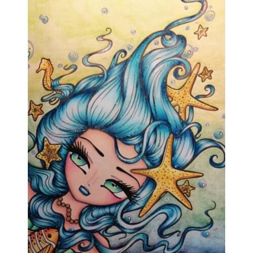 Diamond Painting Kits stitch Poured Glue DIY Scalloped Edge Anime Gift home decor art cross stitch