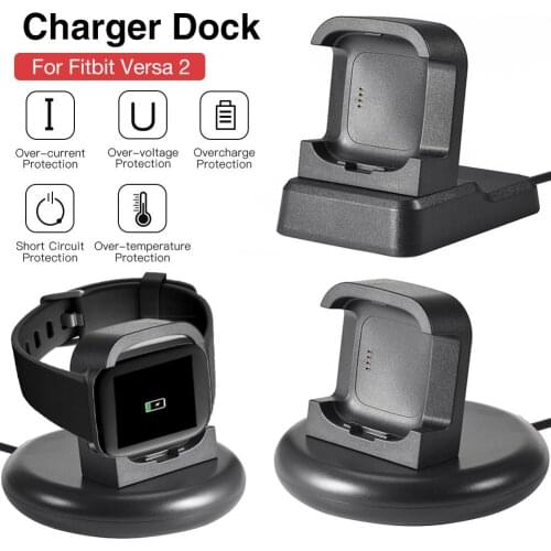 2020 New USB Charger Replacement Charging Dock for Fitbit Versa 2