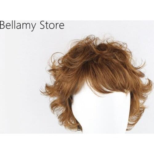 Masked Rider COS Tsukasa Kadoya Custom Brown fake fur for overhaul card Cosplay hairwear Wig+Wig Cap