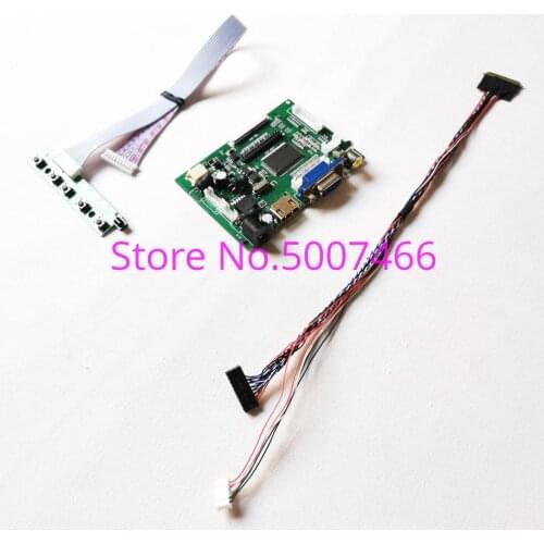 Fit LTN140AT22-P01/P02 LTN140AT27-401/L01 LCD panel LED 14" 40-Pin LVDS 2AV VGA 1366*768 display controller drive card kit