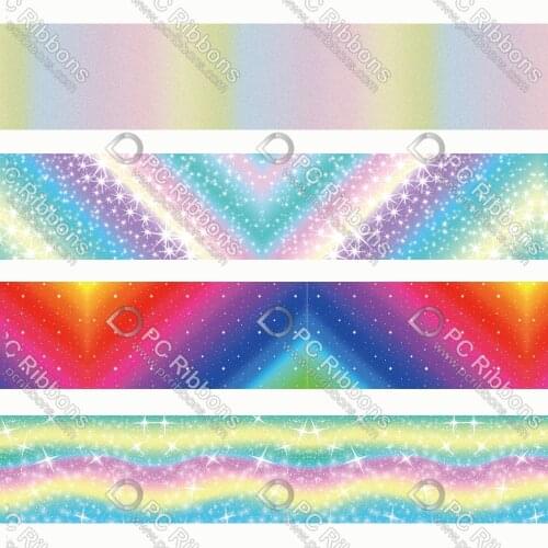 Stripe Cartoon Printed Grosgrain/Satin Ribbon Design Customized for Hair Accessories DIY Craft Supplies Sewing 50 Yards