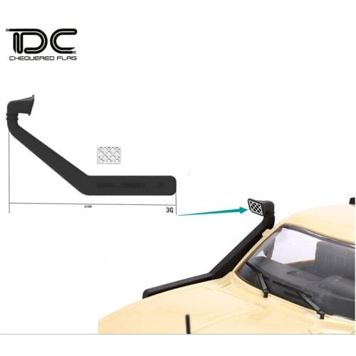 DJ WPL Wading Throat High Air Inlet Half Truck and Truck Modified RC Car Upgrade Accessories carro de control remoto