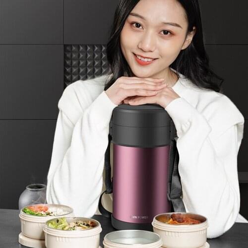 Luxury Portable Lunch Box Student Office Large Capacity Stainless Steel Lunch Box Food Container Lancheira Tableware Set DI50FH