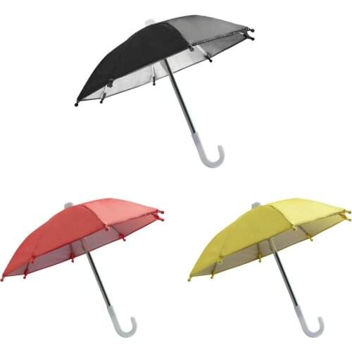 Mini Sun Umbrella Mobile Phone Bicycle Folding Umbrella Portable Rainproof Women Gift Pocket Parasol Sun Anti-UV Protection Tool