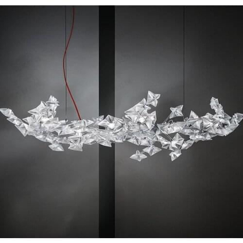 Modern minimalist stainless steel white LED Pendant Lamp Nordic interior lighting living room bedroom dining room chandelier