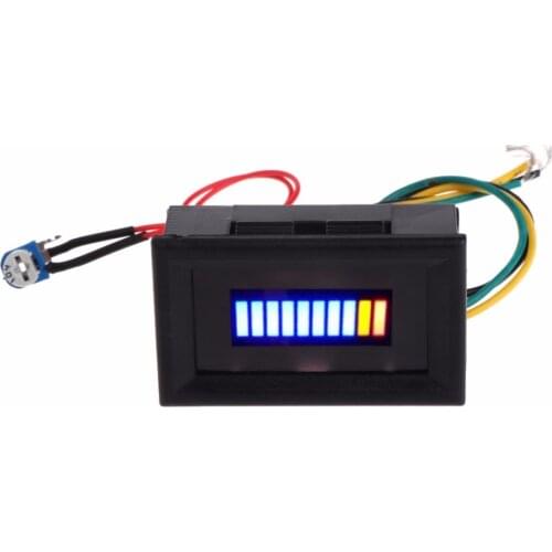 12 V Unversal Motorcycle Car Oil scale meter LED Oil Fuel level Gauge Indicator