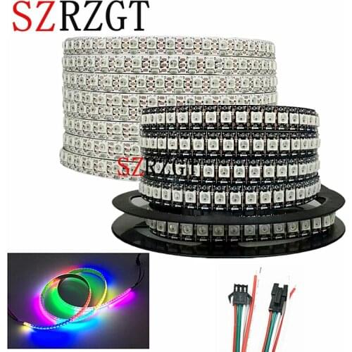 WS2812B 5050 RGB LED Strip 144LED/M Individual Addressable 5V