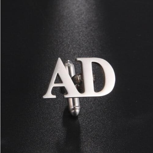 Sipuris Custom Letter Cufflinks Initials Cufflinks Mens Shirt Cuff Buttons Wedding Gift For Men Personalized Name Jewelry Cuffs