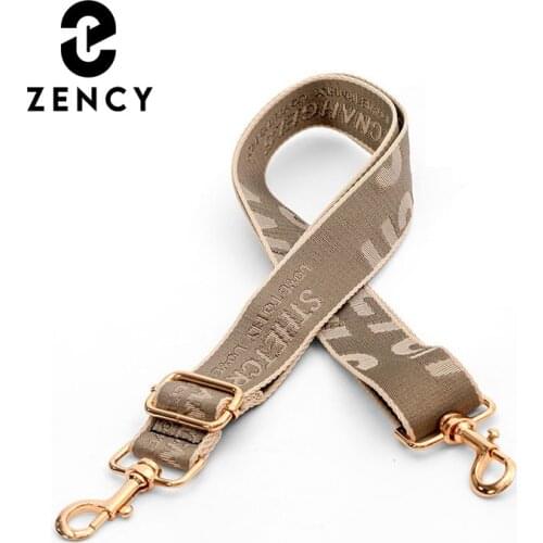 Zency Long Shoulder Bag Strap Classic Fashion Womens Shoulder Strap Wide Replacement Strap for Bag Fabric Handbag Accessories
