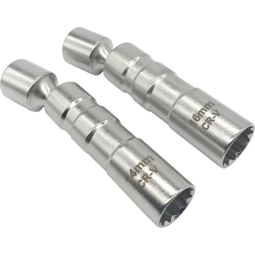 14mm/16mm Spark Plug Socket Magnetic Swivel Drive 12 Point Spark Plug Wobble Socket Thin Wall Removal Tool For MINI vehicles