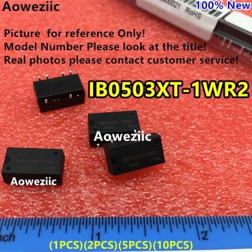 Aoweziic (1PCS) (2PCS) (5PCS) (10PCS) IB0503XT-1WR2 Original SMD Input:5V Regulate Output: 3.3V 0.3A DC-DC 1.5KV Voltage Isolate
