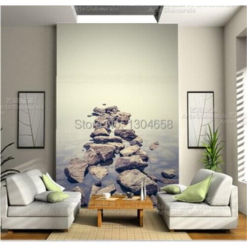 Free shipping custom wallpaper mural Misty Seascape modern 3D television sofa bedroom wallpaper wallpaper backdrop