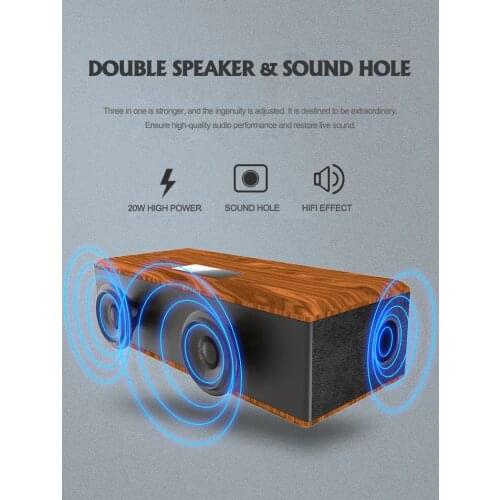 Soundbar TV Wireless Bluetooth 4.2 Portable Sound Box Bass Stereo Subwoofer Fm Radio Boom Box Tv Tf Aux Usb Sound Bar for PC