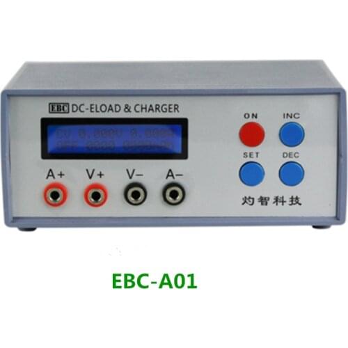 EBC-A01 electronic load, CR button battery, small capacity lithium battery, AAA dry battery capacity tester