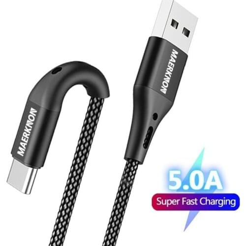 5A Type C Cable 3A microUSB Cables Fast Charging Date For Huawei P40 Xiaomi Redmi Mobile Phone Android Charger Micro USBC cable