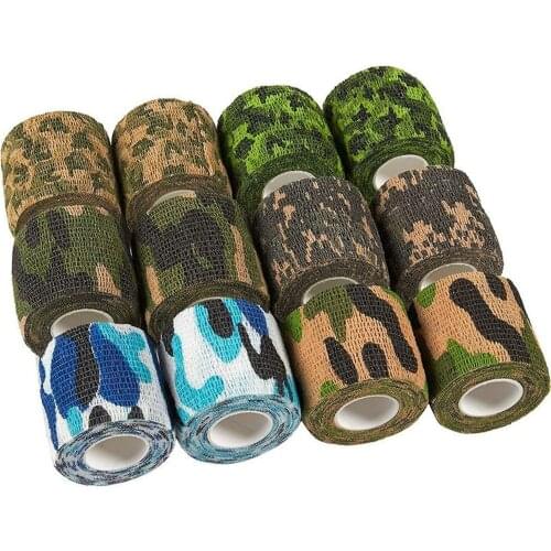 Outdoor Cycling Camouflage Self-Adhesive Cotton Bionic Tape A Multi-Purpose Bandage For Simulating Outdoor Photography Camping