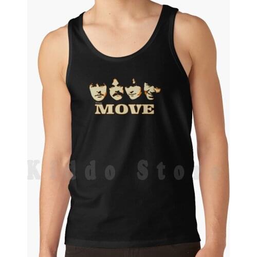 The Move tank tops vest sleeveless Wizzard 60S Music 60S Bubblegum Pop Concert Garage Music Neon Psychedelic