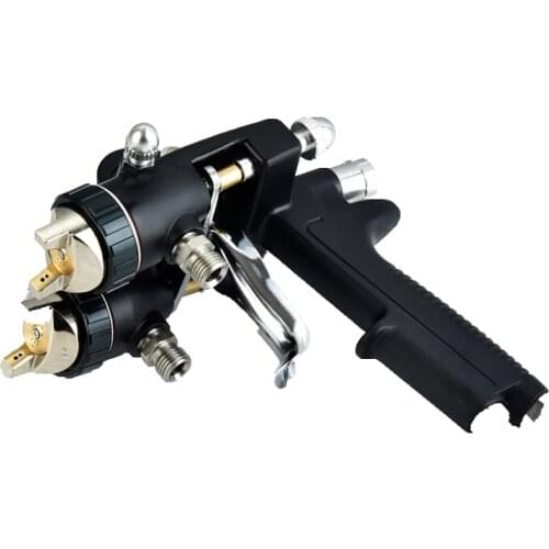 Corrosion Resistant Pressure Pneumatic Nano-Horn Paint Insection Gun Sprayer Double-Headed Two Sets Of Nozzle Spray Gun