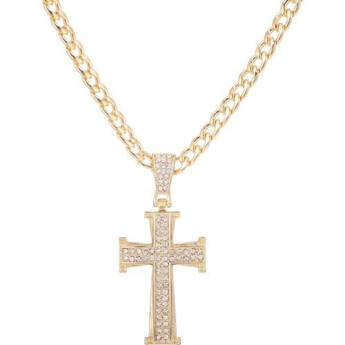 Simple Classic Fashion Double Sided Cross Antique Silver Color Pendant Girl Short Long Chain Necklaces Jewelry For Women