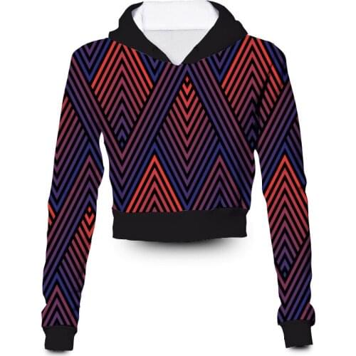 Custom Made Treat yourself Sublimation Printing Plus Size Crop Hoodies