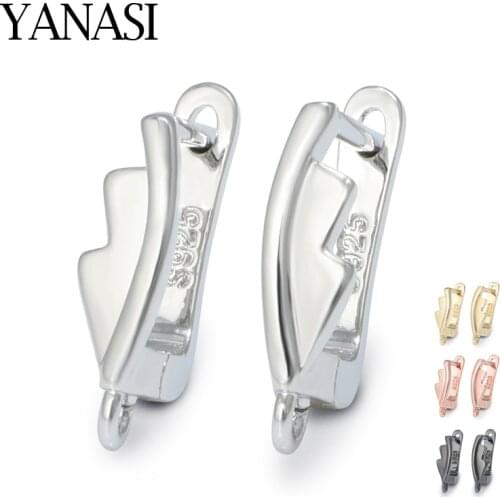 Leaf Shape Earring Findings Ear Clasps Hooks Fittings DIY Woman Jewelry Making Accessories Earwire Jewelry Supplies Whoolesale