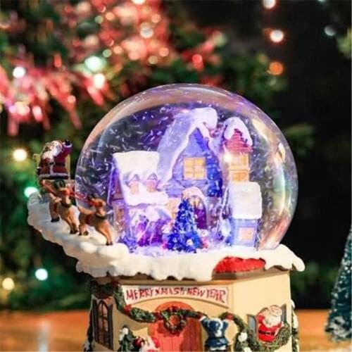 Snow Globe DIY Embroidery 11CT Cross Stitch Kits Craft Needlework Set Printed Canvas Cotton Thread Home Decoration Hot Sale