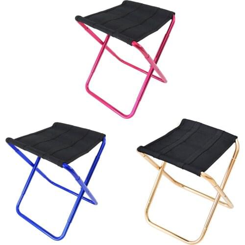 Ultra-light Folding Camping Chair Picnic Fishing Chair Outdoor BBQ Beach Stool Beach Terrace Lawn Garden Rest Chair