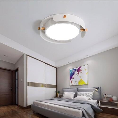 Led panel lights living room decoration living room bedroom AC85-265V Bedside Aluminum Ceiling Ligting ceiling light fans