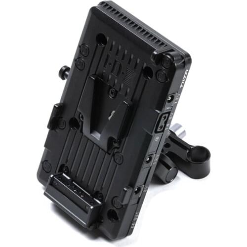 Tilta BT-003-V 15mm LWS Black V-Mount Battery Plate Power Supply System for DSLR and Mirrorless Cameras